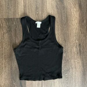 Bozzolo Black Crop Top